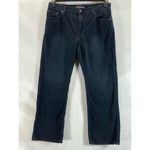 BANANA REPUBLIC Men's Navy Corduroy Straight-Leg Five-Pocket Pant SZ 35X30